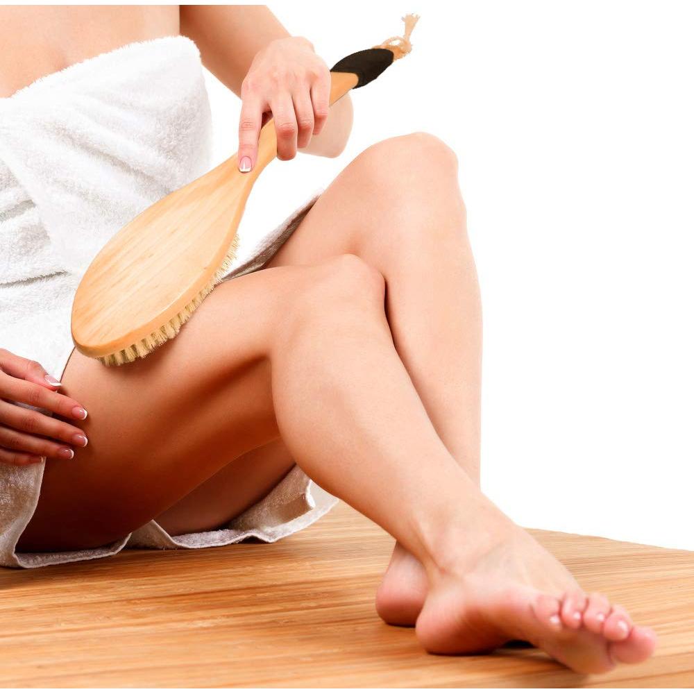 Cepillo de Baño OWIIZI con Masajeadores y Mango Antideslizante