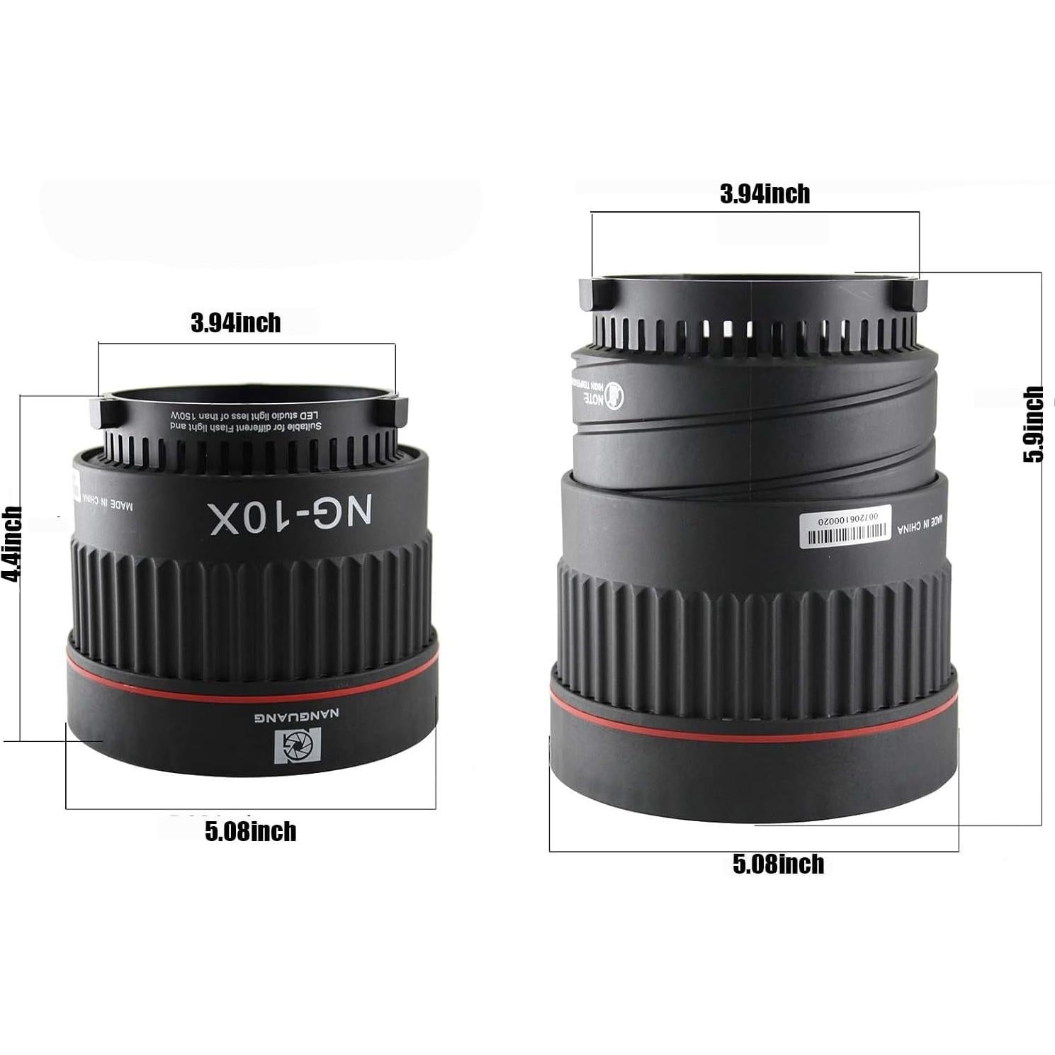 Lente Fresnel Fotga 10x Montura Bowens con 4 Filtros Coloridos