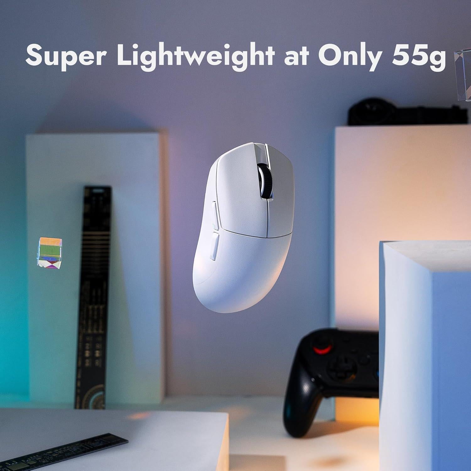 Ratón Inalámbrico LEMOKEY G1 Ultra-Ligero 55g 8000 Hz