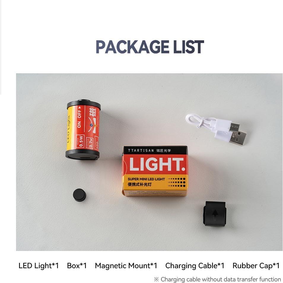 Luz LED Magnética TTArtisan 3 Colores 3000K/4500K/6000K