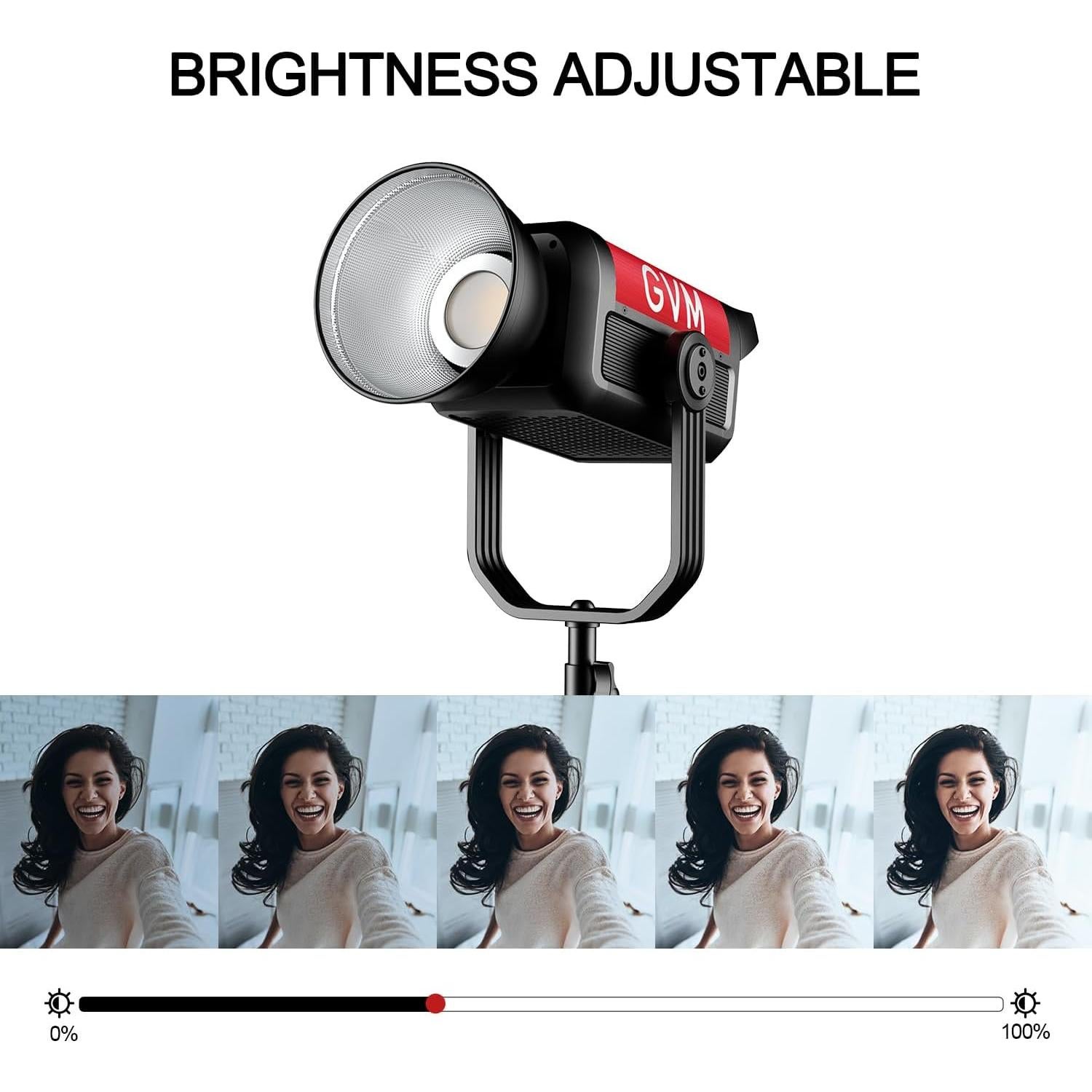 Luz de Video LED GVM Pro 400B 400W Control APP CRI97+