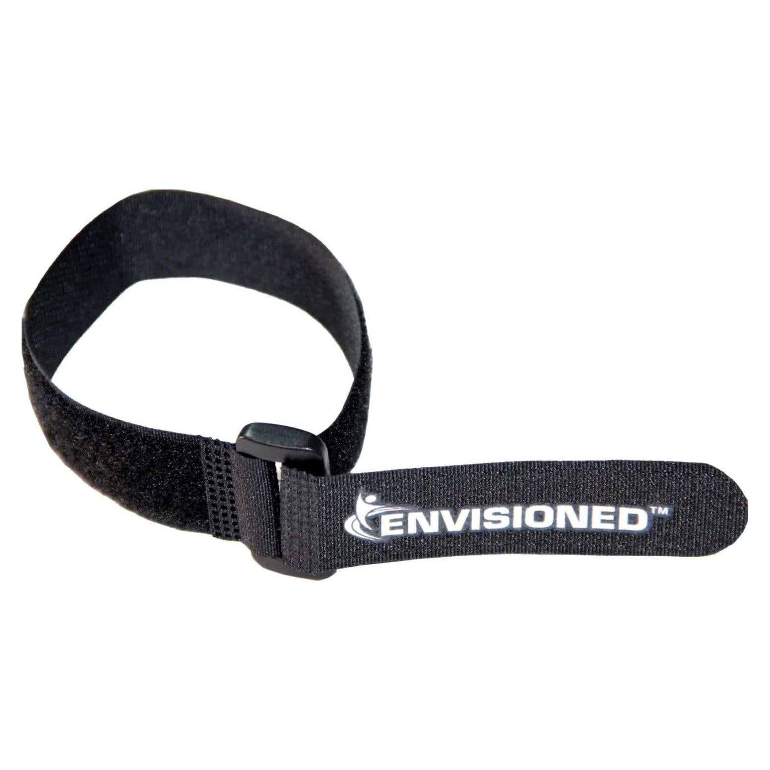 Correas de Cincha Reutilizables Envisioned 2 cm x 20 cm - Paquete de 12