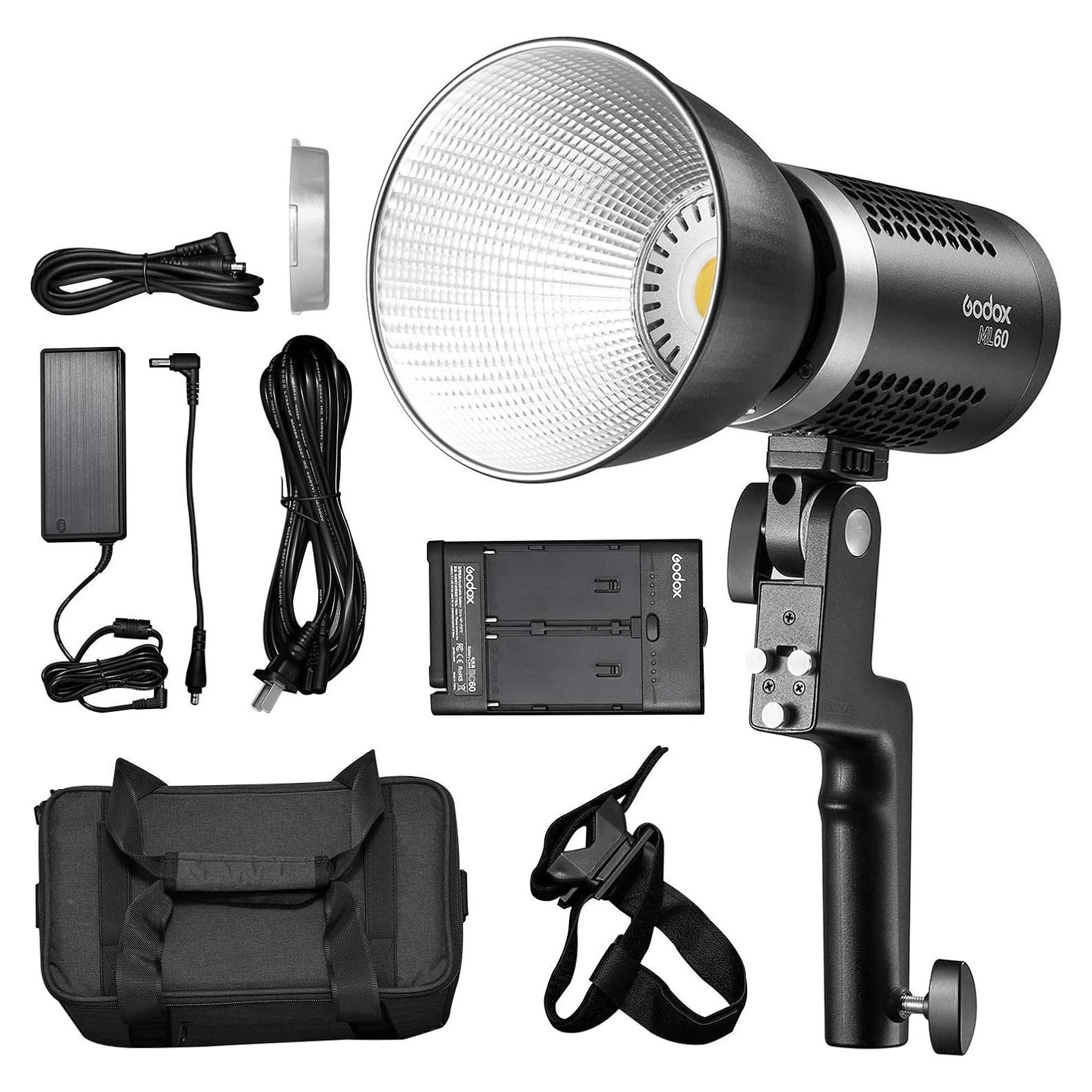 Luz de Video Godox ML60 60W 5600K Portátil con Efectos