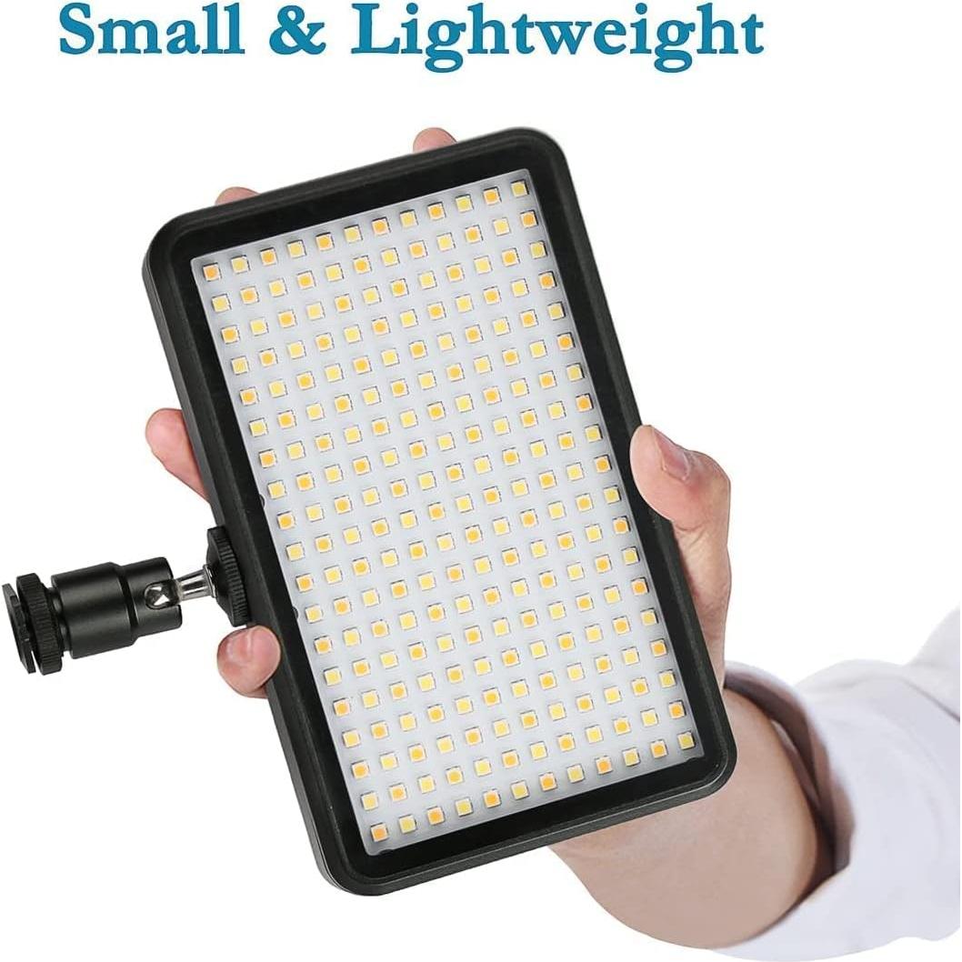 Luz de Video LED WSKJ W228 6000K Regulable 2000Lm