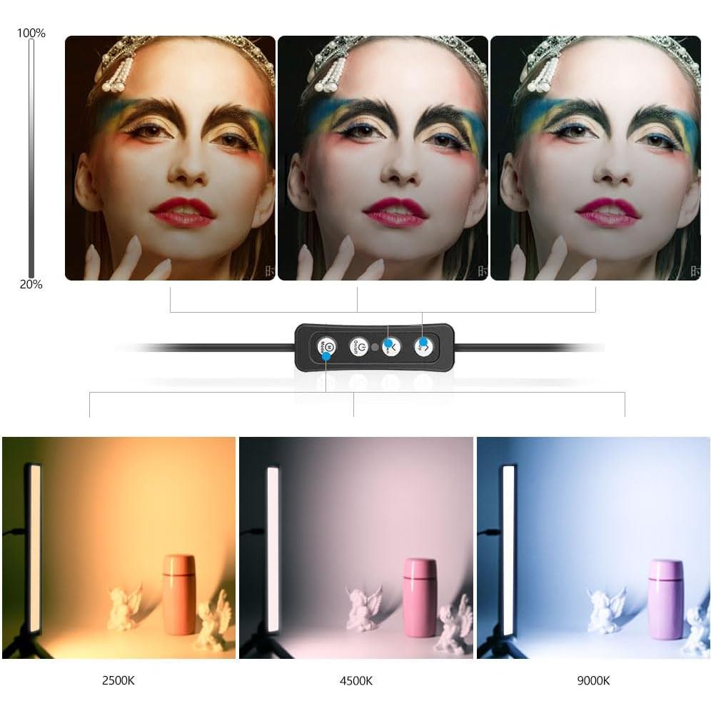 Iluminación LED para Videoconferencias LinYuchi con Trípode