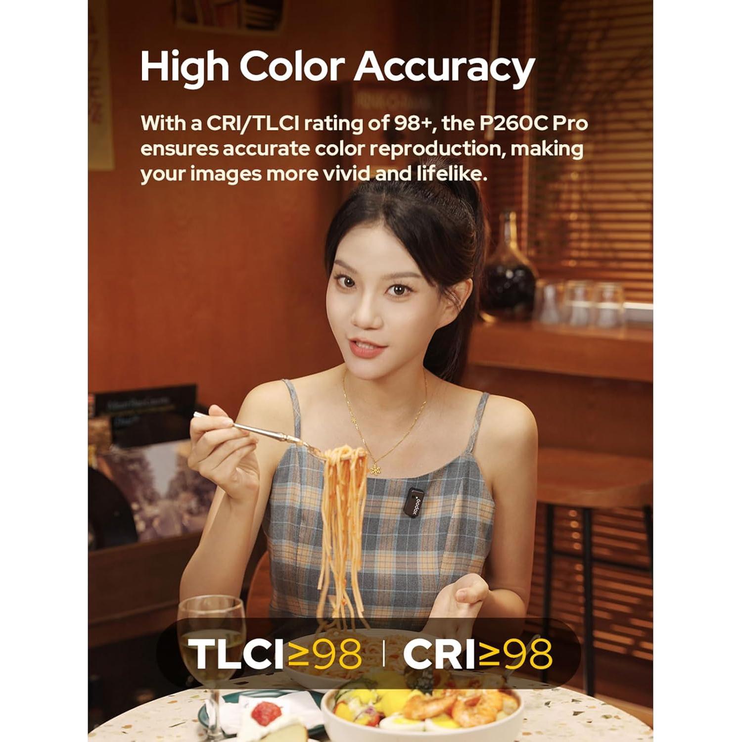 Panel de Luz LED Bi-Color Godox P260C PRO 45W 2800K-6500K