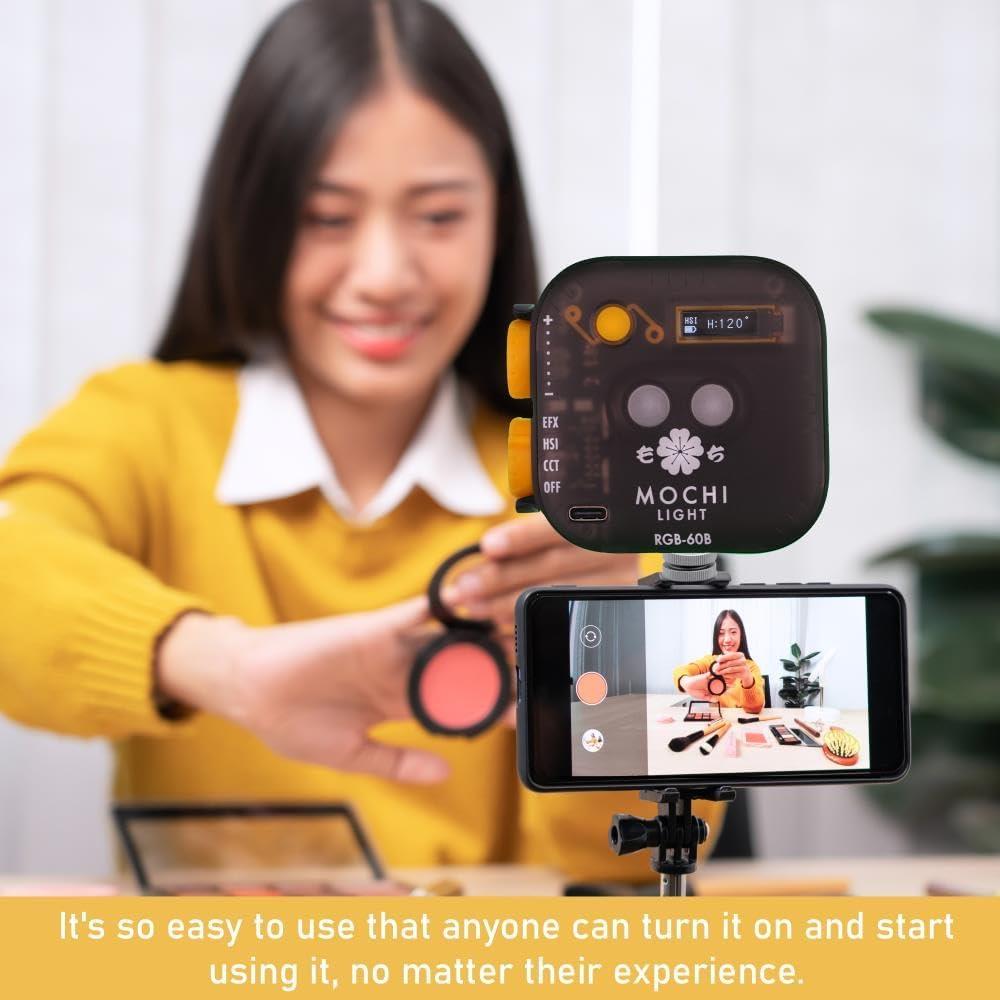 Luz de Video RGB Genaray GEAZ1RGB60B Recargable 2000mAh