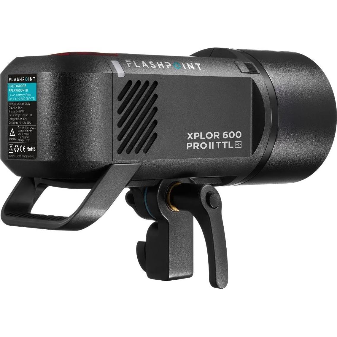 Flashpoint XPLOR 600PRO II TTL 600Ws Flash Portátil con Luz LED