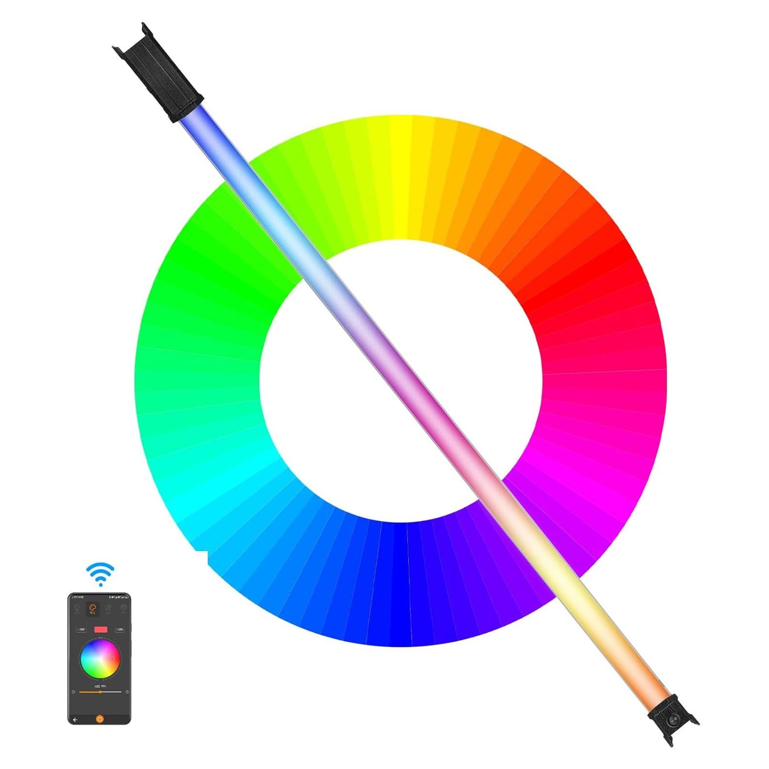 Luz de Fotografía RGB LUXCEO P120S 2800 Lúmenes Control APP