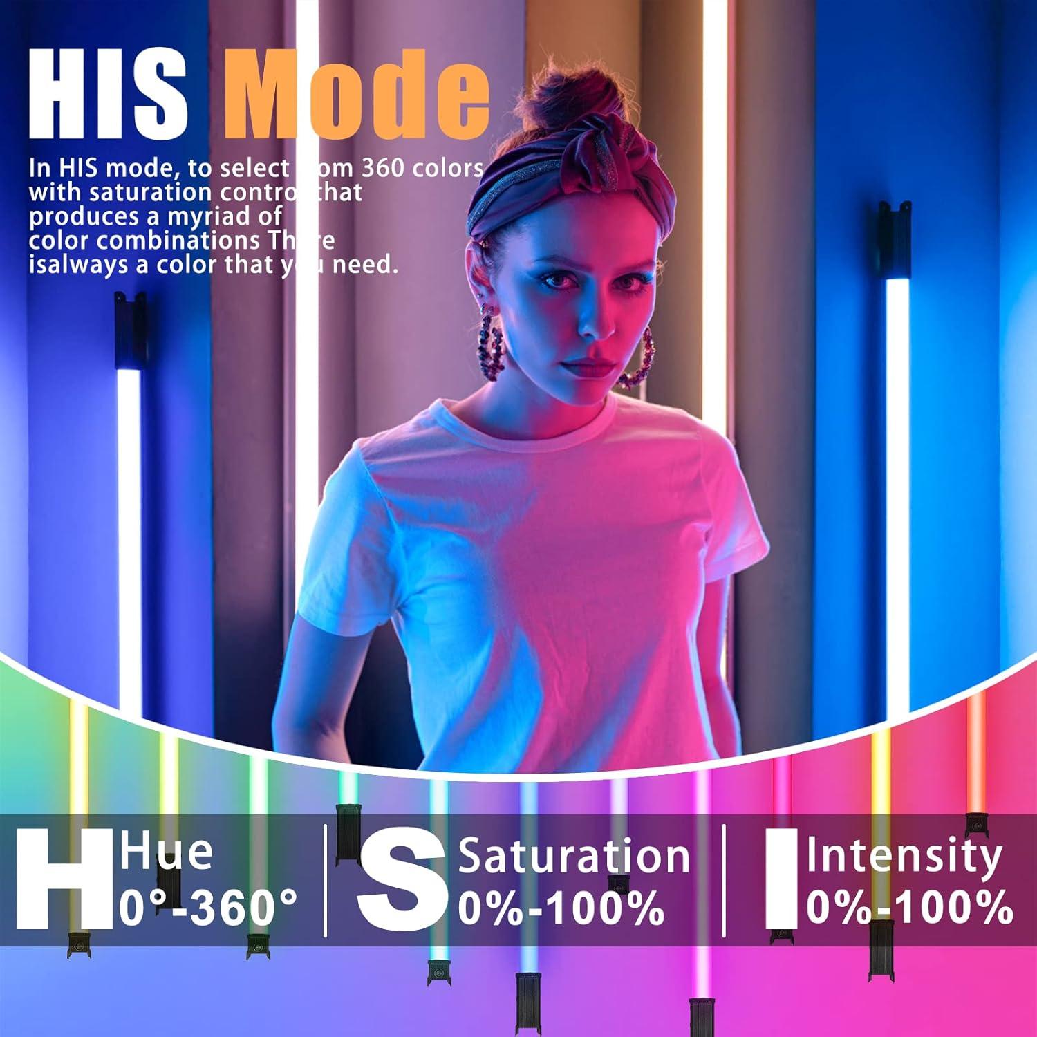 Luz de Fotografía RGB LUXCEO P120S 2800 Lúmenes Control APP