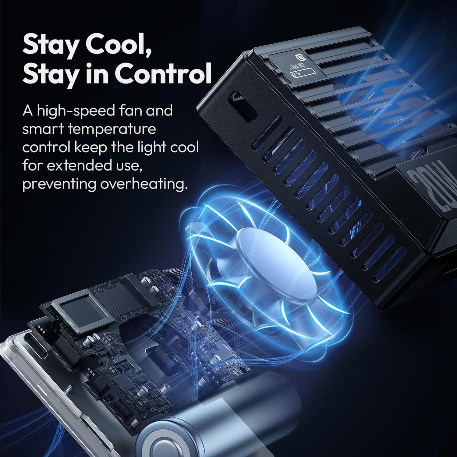 Luz de Video RGB ULANZI LE20 20W Portátil 2500-9000K