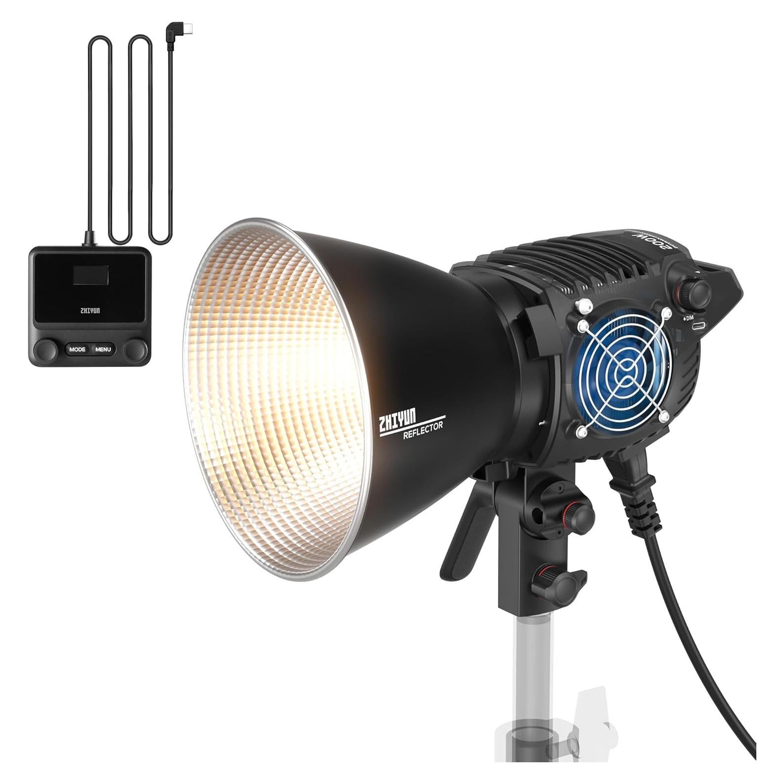 Luz de Video ZHIYUN MOLUS B200 200W COB LED 2700K-6500K