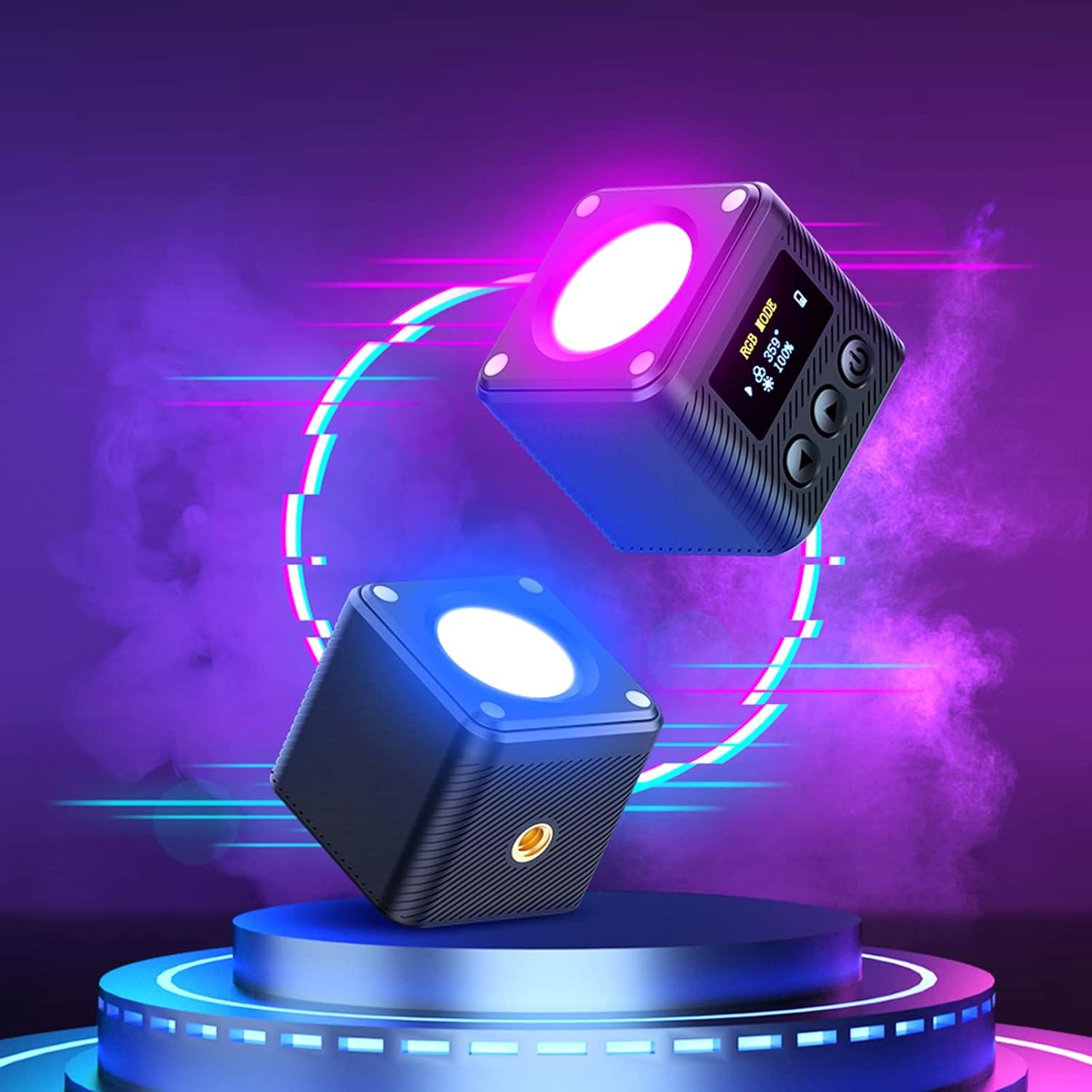 Luz LED RGB ULANZI L2 Portátil 360° para Microfotografía