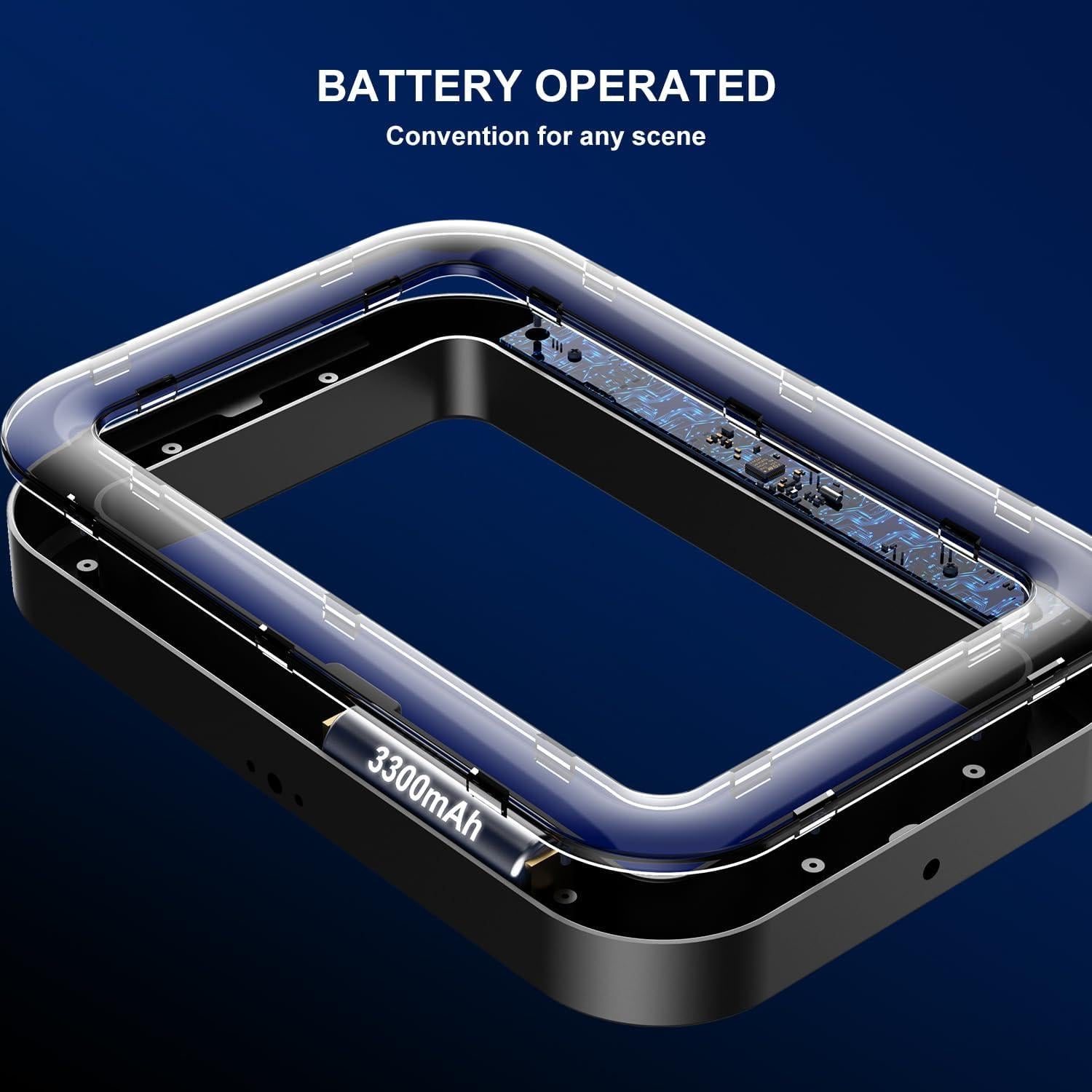 Luz de Anillo LED GVM TL600B 2700K-6800K para Smartphone