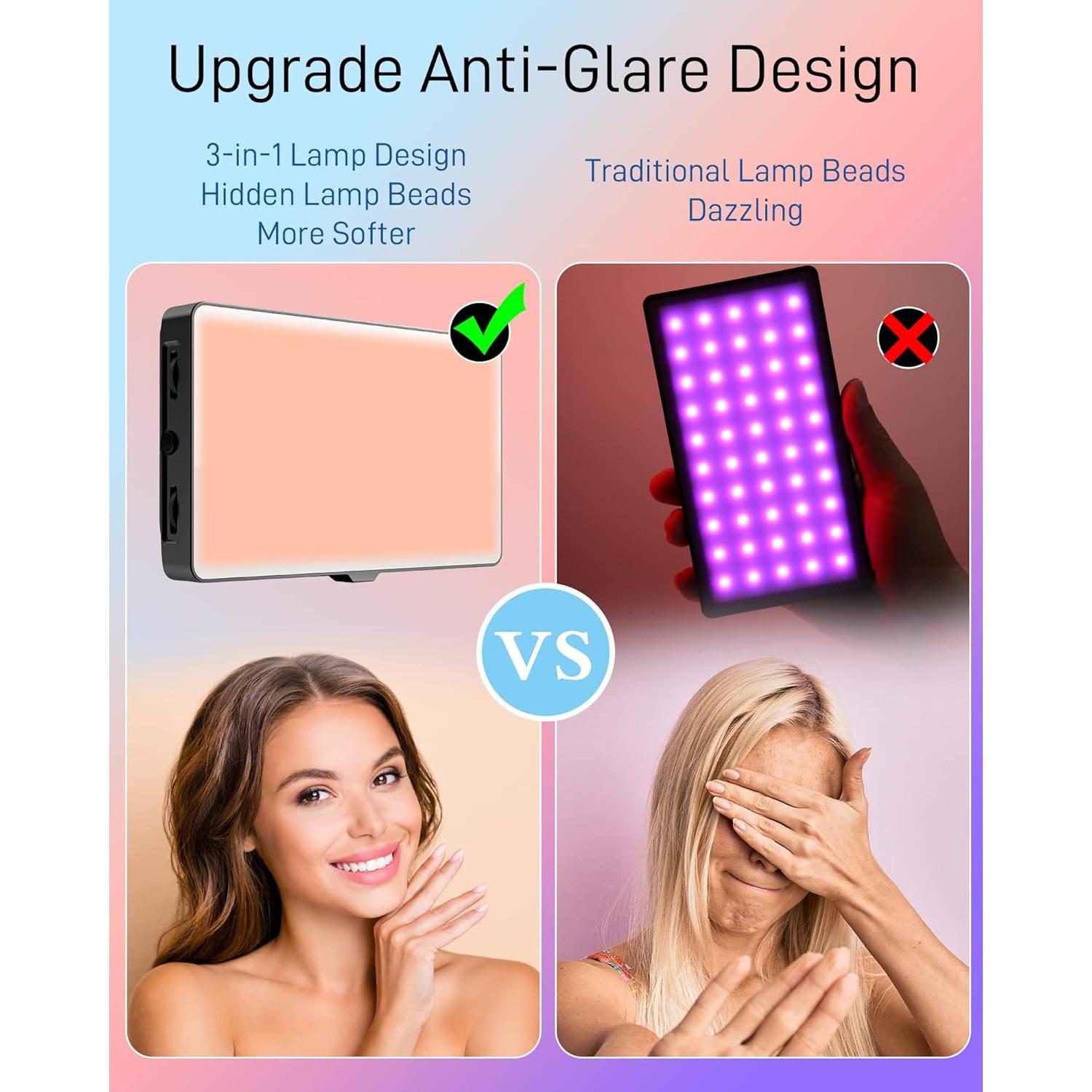 Luz Portátil RGB FRANDEK 4000mAh para Fotografía y Video