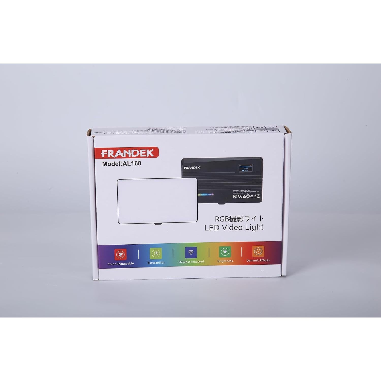 Luz Portátil RGB FRANDEK 4000mAh para Fotografía y Video