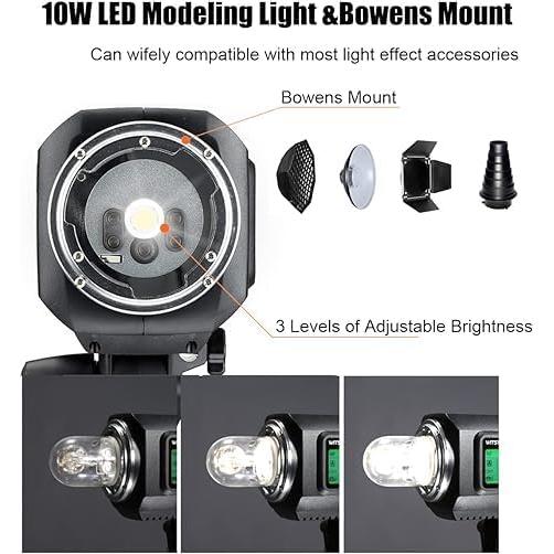 Flash Estroboscópico Godox AD600BM 600WS GN87 HSS 1/8000s