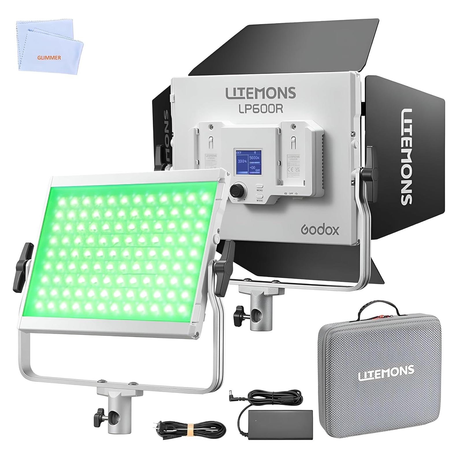 Panel de Luz LED RGB Godox Litemons LP600R 60W con App