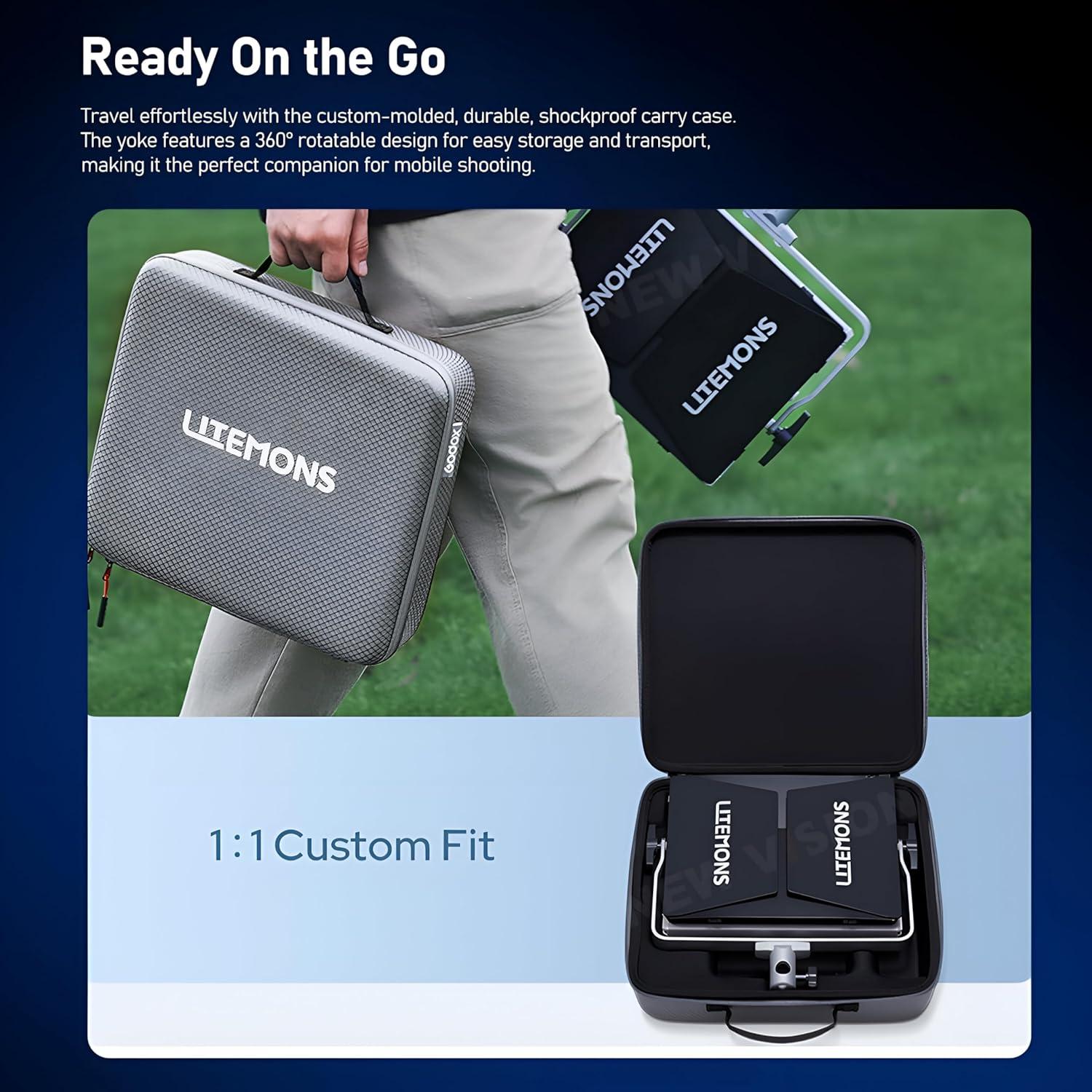 Panel de Luz LED RGB Godox Litemons LP600R 60W con App