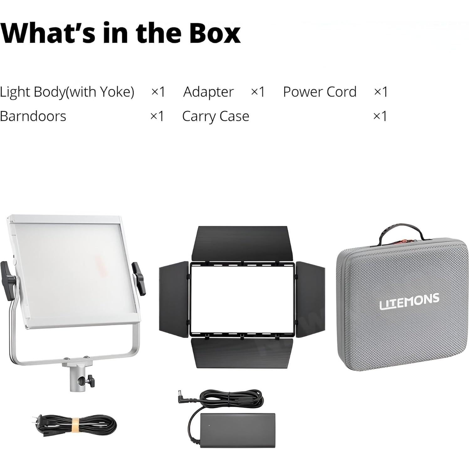 Panel de Luz LED RGB Godox Litemons LP600R 60W con App