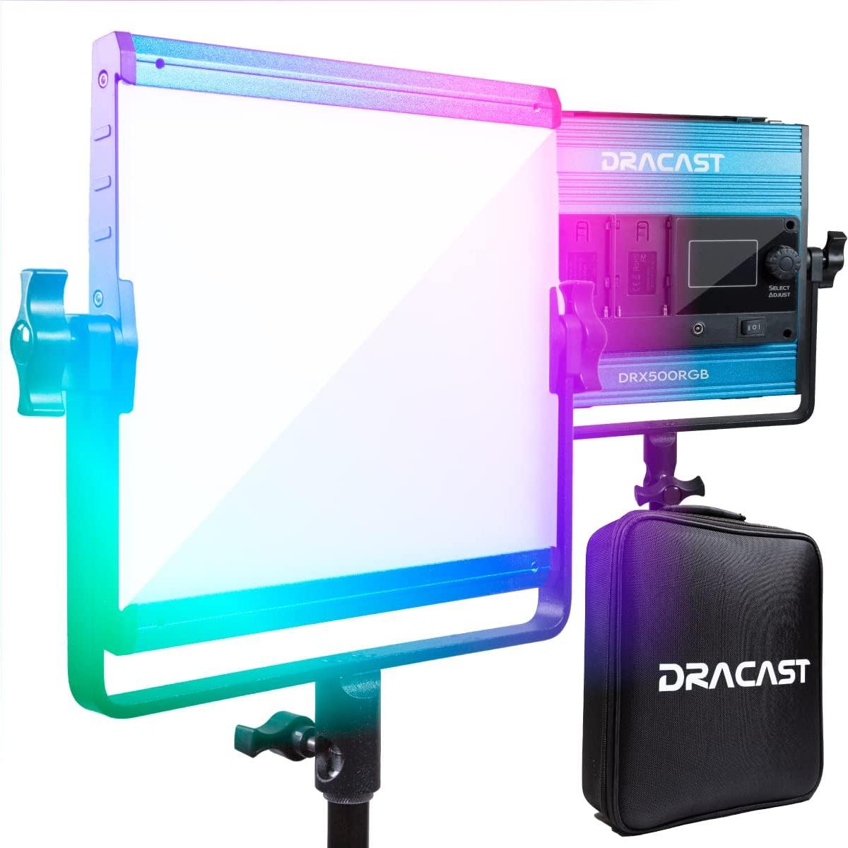 Kit de Iluminación LED RGB Dracast DRX3500RGBS - 3 Luces con Accesorios