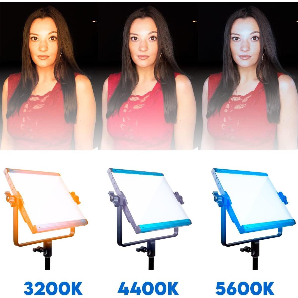 Kit de Iluminación LED RGB Dracast DRX3500RGBS - 3 Luces con Accesorios