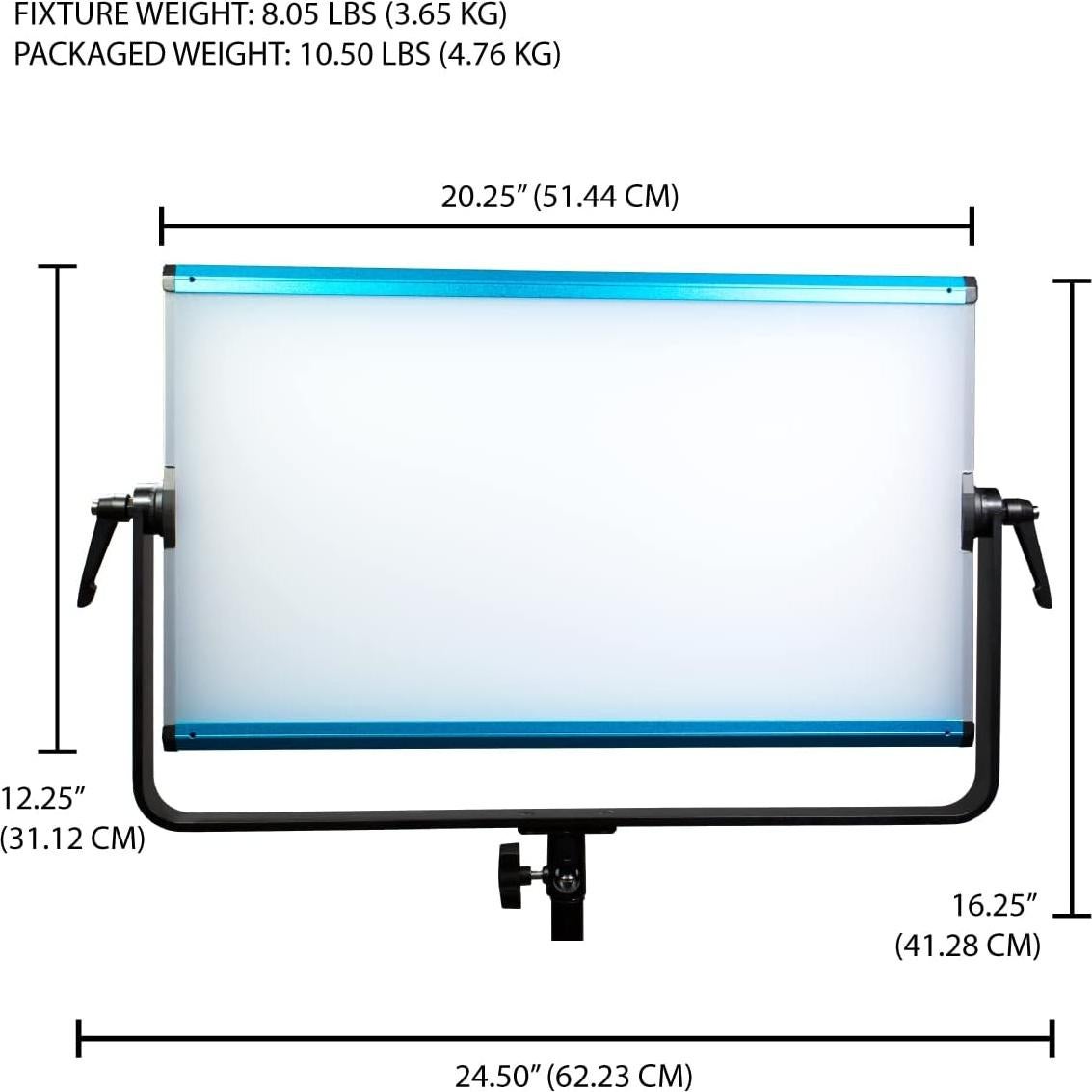 Luz de Video LED Bi-Color Dracast X Series 2000 con V-Mount