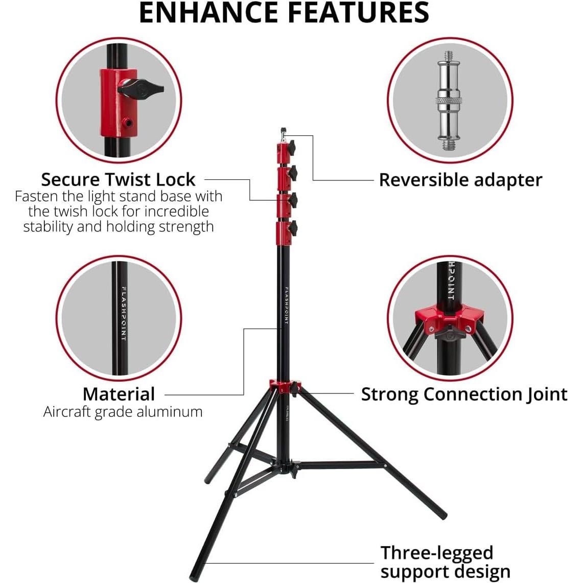 Monolight Flashpoint Studio 300 R2 300W con Montura Bowens
