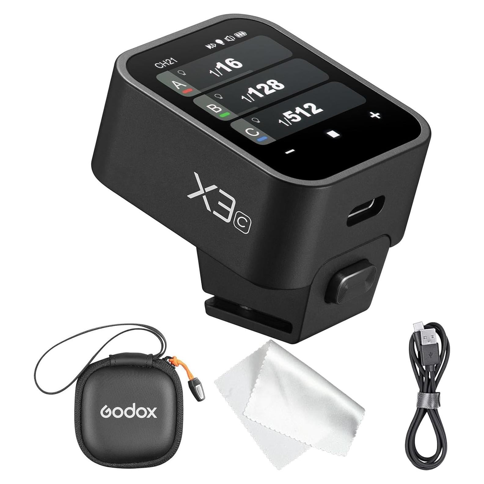 Disparador Inalámbrico TTL Godox X3C para Canon con Pantalla OLED