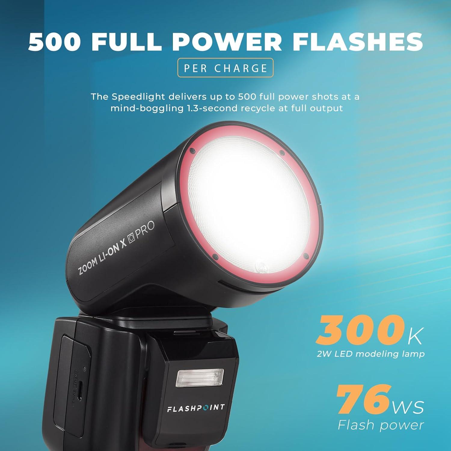 Flashpoint Zoom Li-on X PRO R2 TTL Flash Redondo para Sony