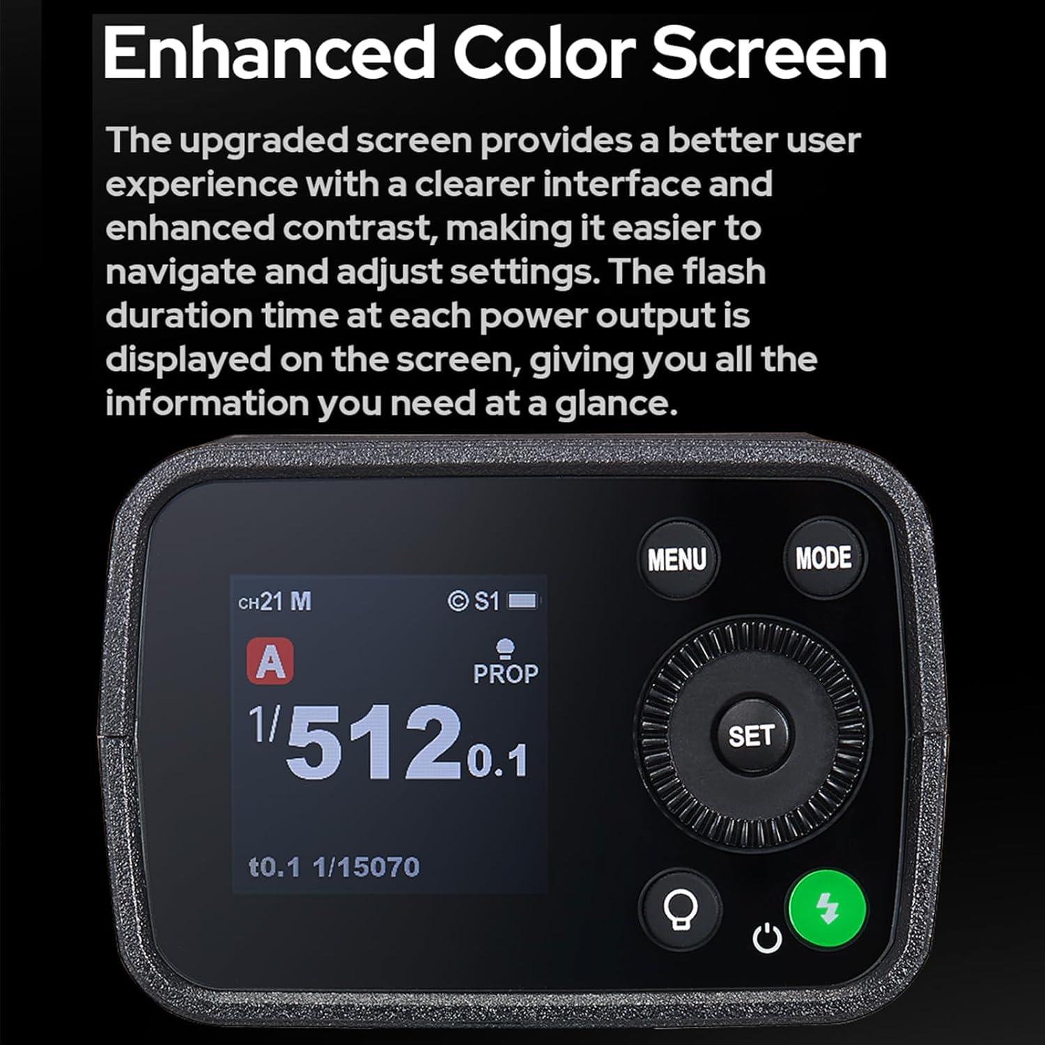 Flash Godox AD200 Pro II con Accesorios y Filtros de Color