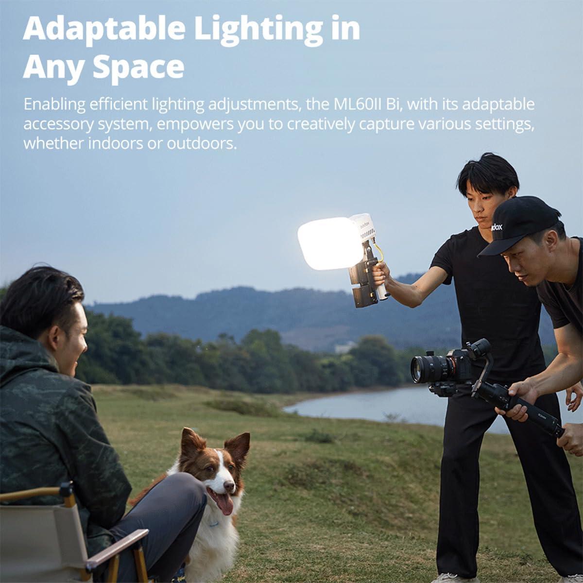 Luz LED Godox ML60IIBi Bi-Color 2800K-6500K 22500Lux