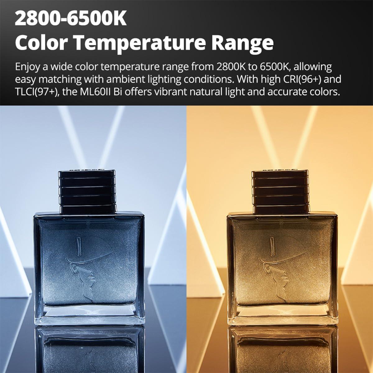 Luz LED Godox ML60IIBi Bi-Color 2800K-6500K 22500Lux