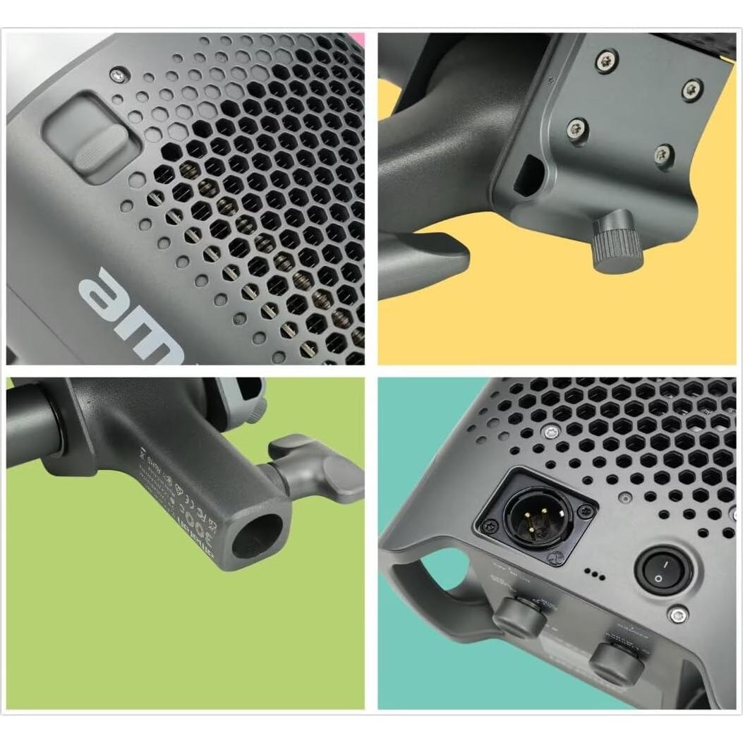 Aputure Amaran 300c Luz LED RGBWW 300W Montaje Bowens