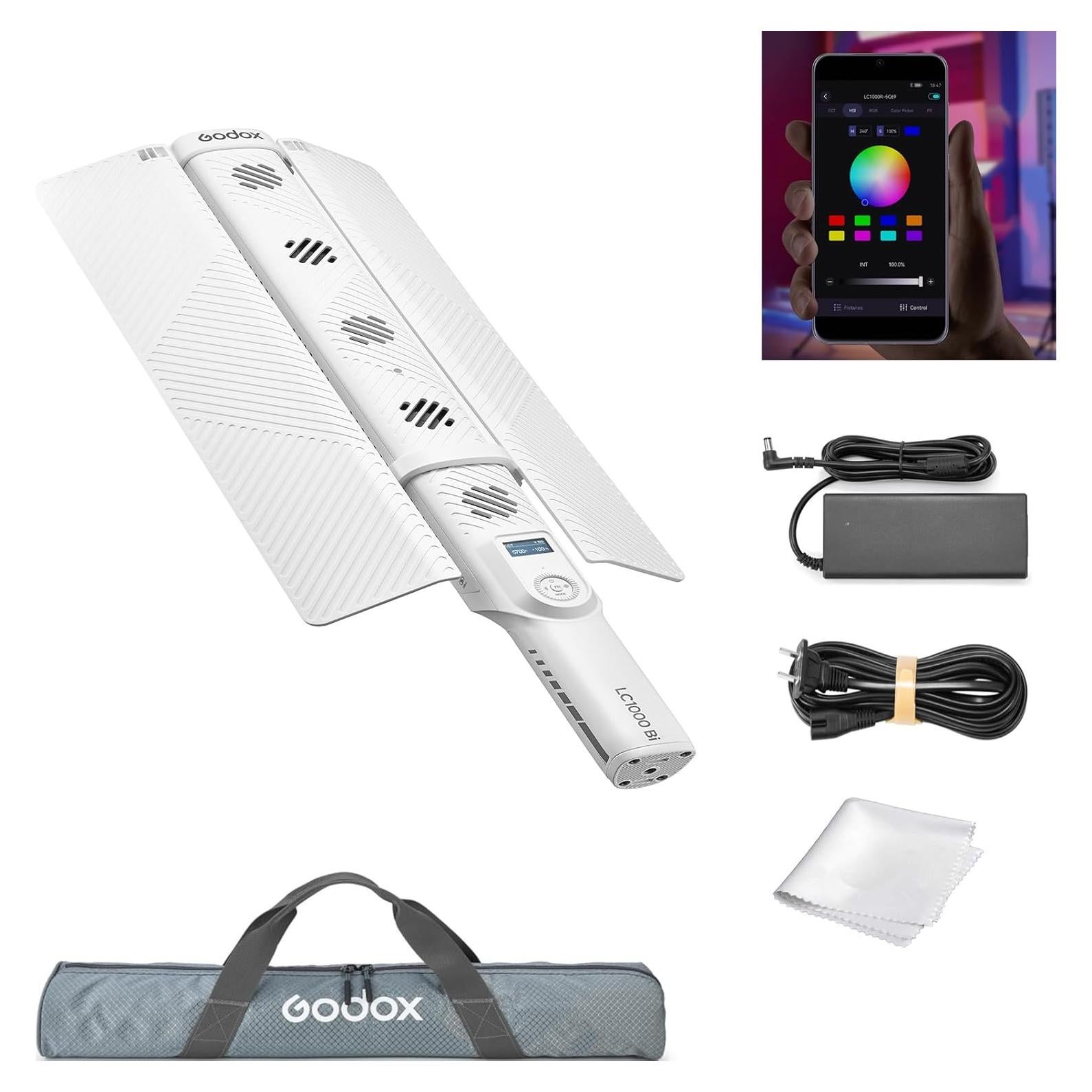 Varilla LED Bi-Color Godox LC1000Bi 100W 2500-8500K con App