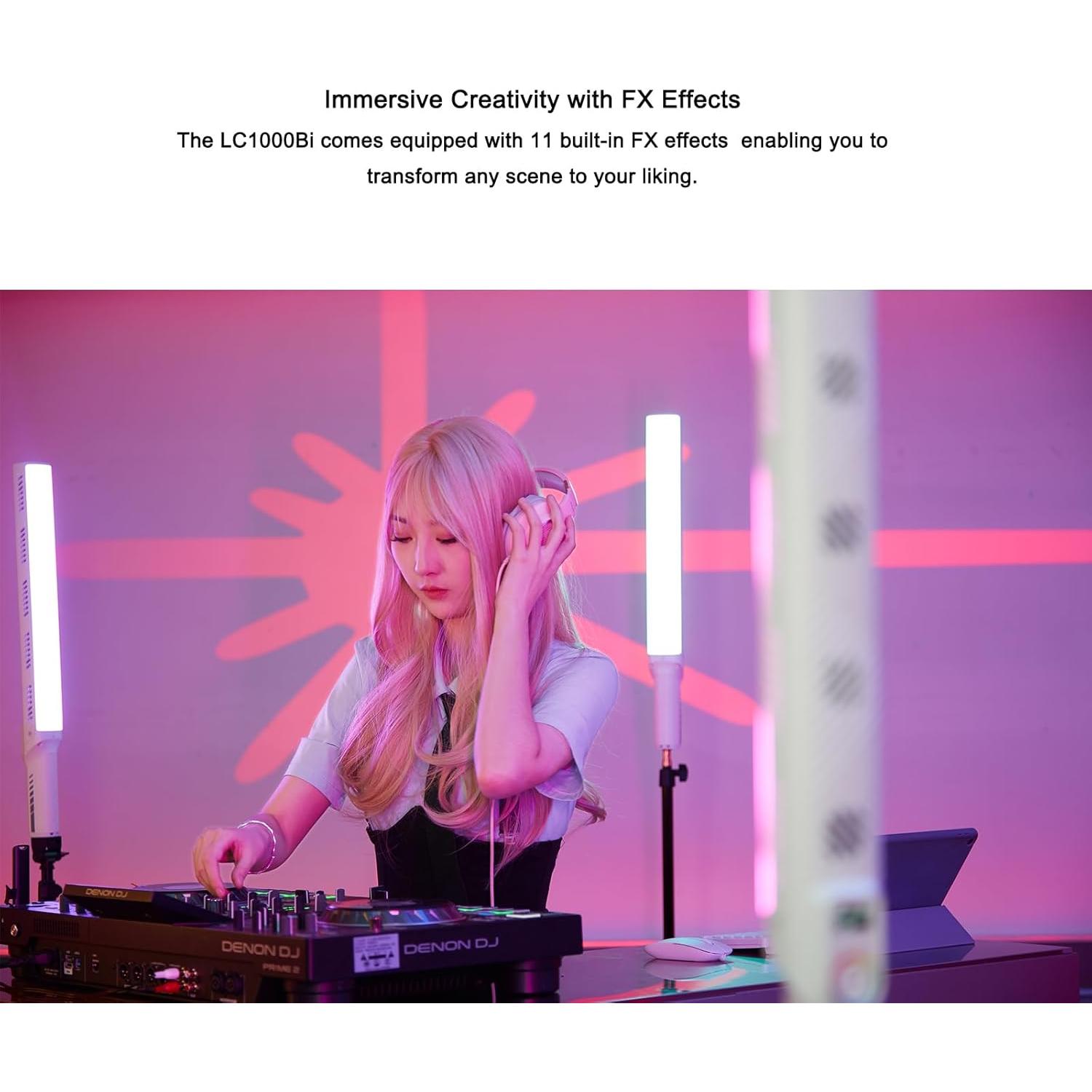 Varilla LED Bi-Color Godox LC1000Bi 100W 2500-8500K con App