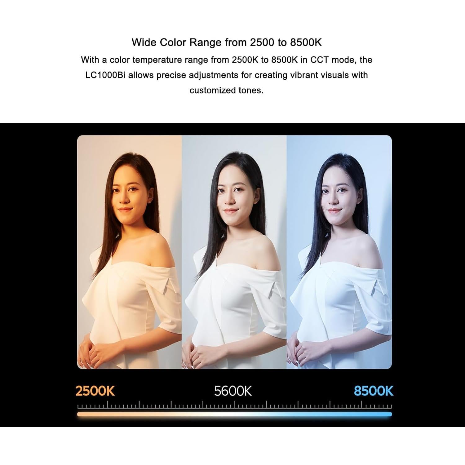 Varilla LED Bi-Color Godox LC1000Bi 100W 2500-8500K con App