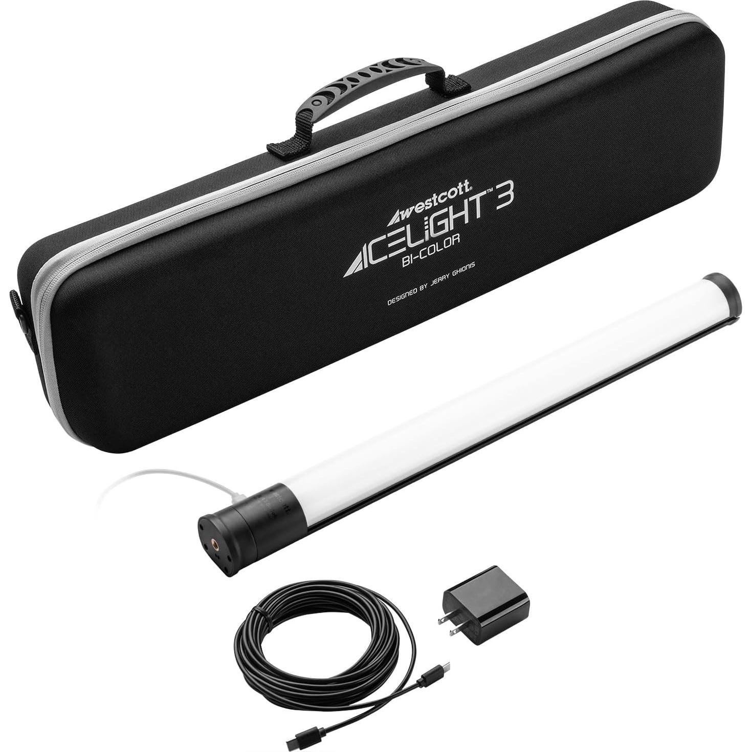 Westcott Ice Light 3 Bi-Color LED Portátil con Alimentación AC