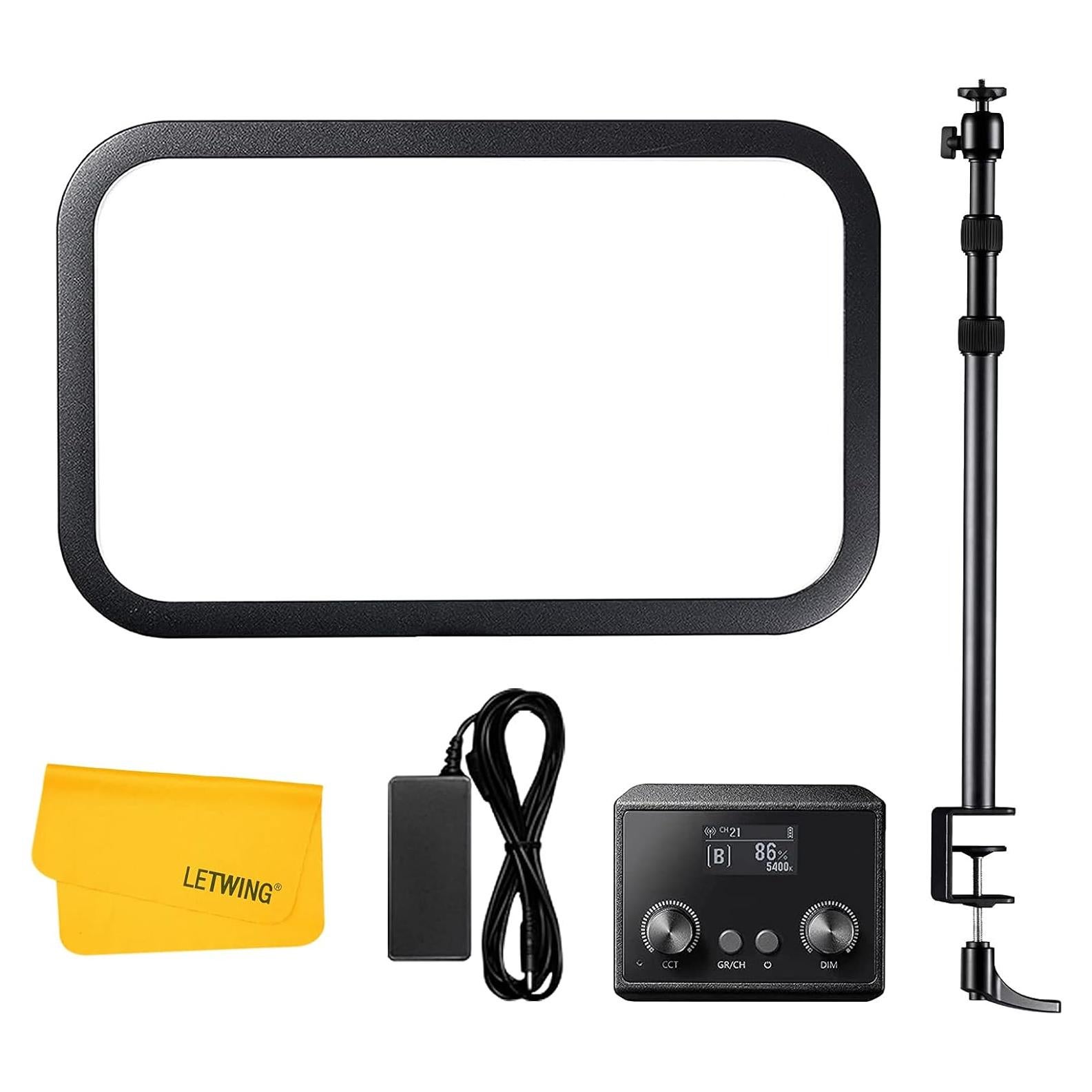 Godox ES45 Luz LED para Video con Soporte Extensible 2800-6500K