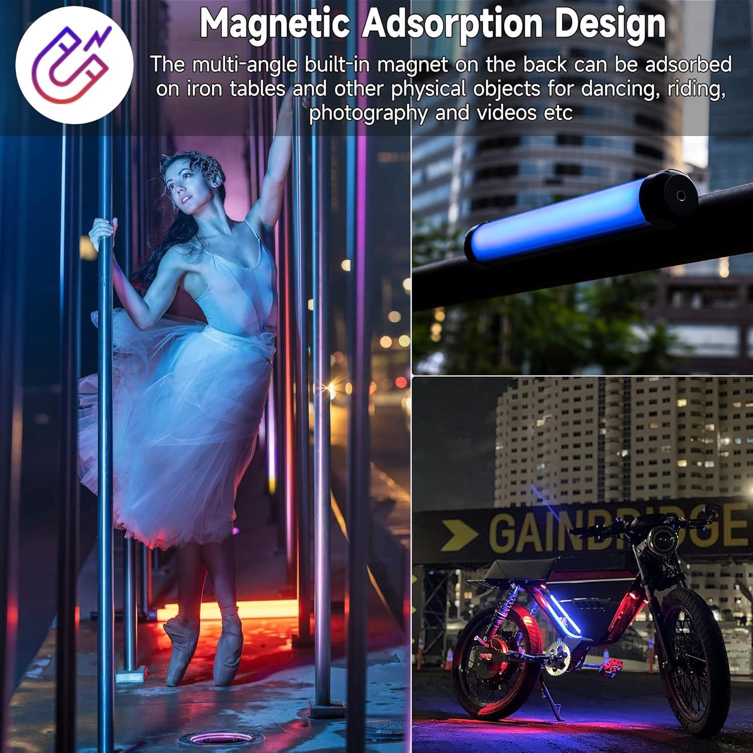 Luz LED RGB Weeylite K21 Portátil 2500-8500K Control App