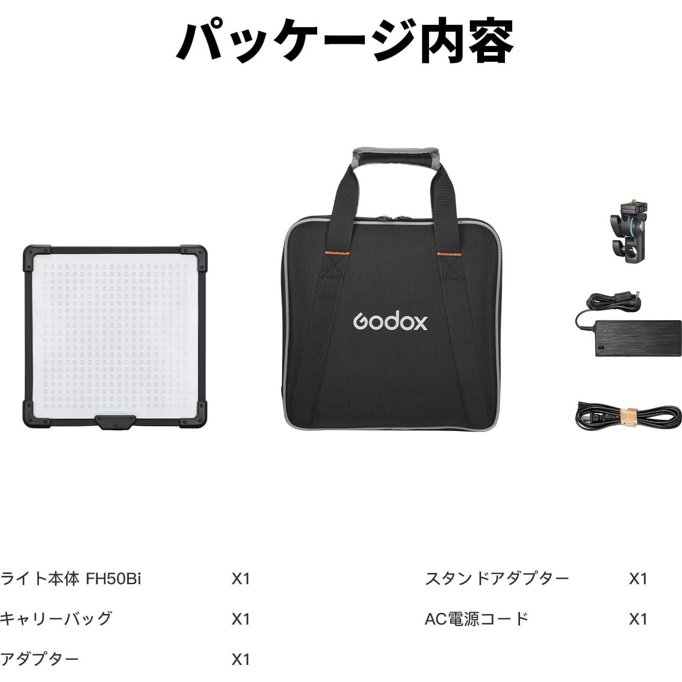 Panel de Luz Flexible LED Bi-Color Godox FH50 37x36 cm