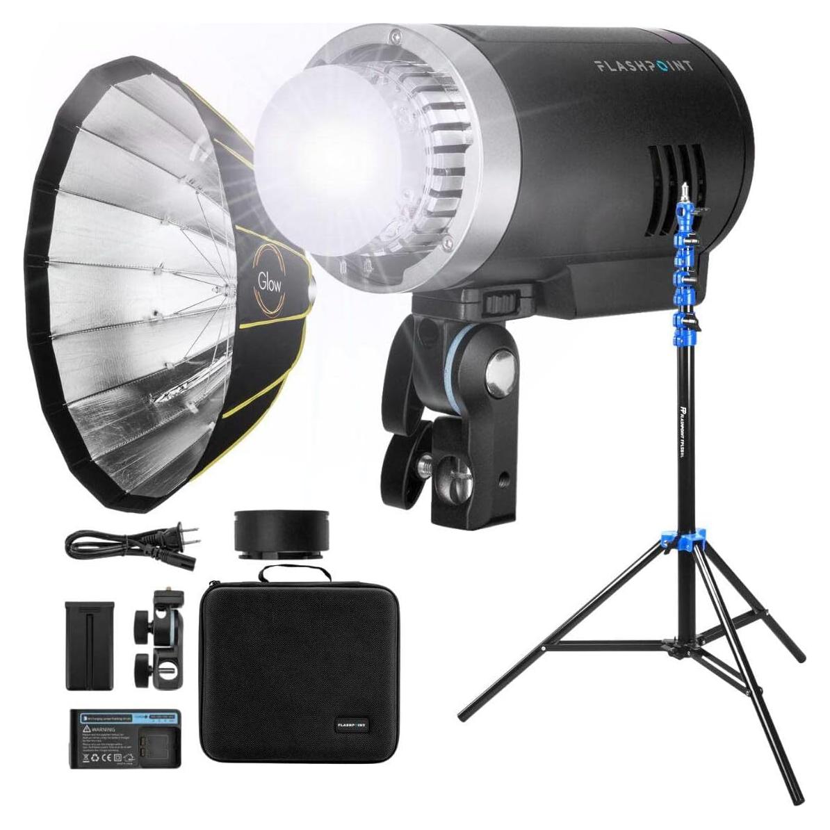 Flashpoint XPLOR 300 Pro TTL R2 Monoluz 300WS con Softbox