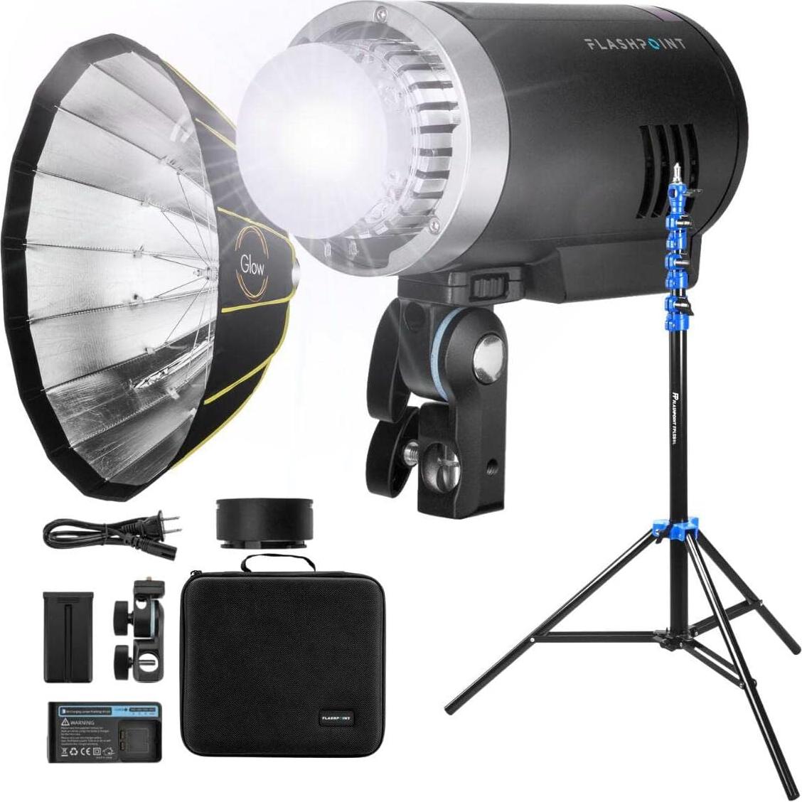 Flashpoint XPLOR 300 Pro TTL R2 Monoluz 300WS con Softbox