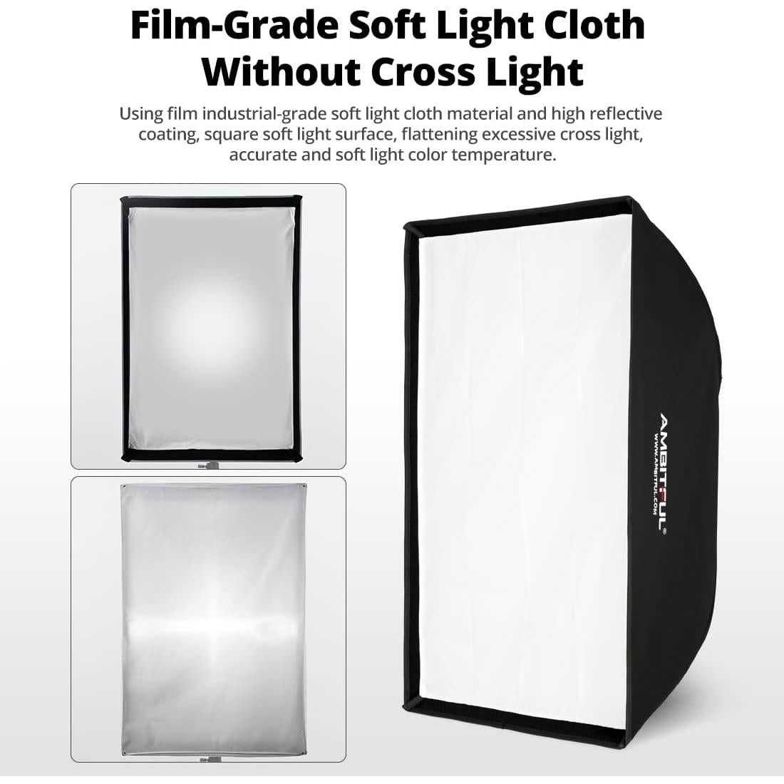 Kit de Luz Estroboscópica Godox DP600III con Softbox y Soporte