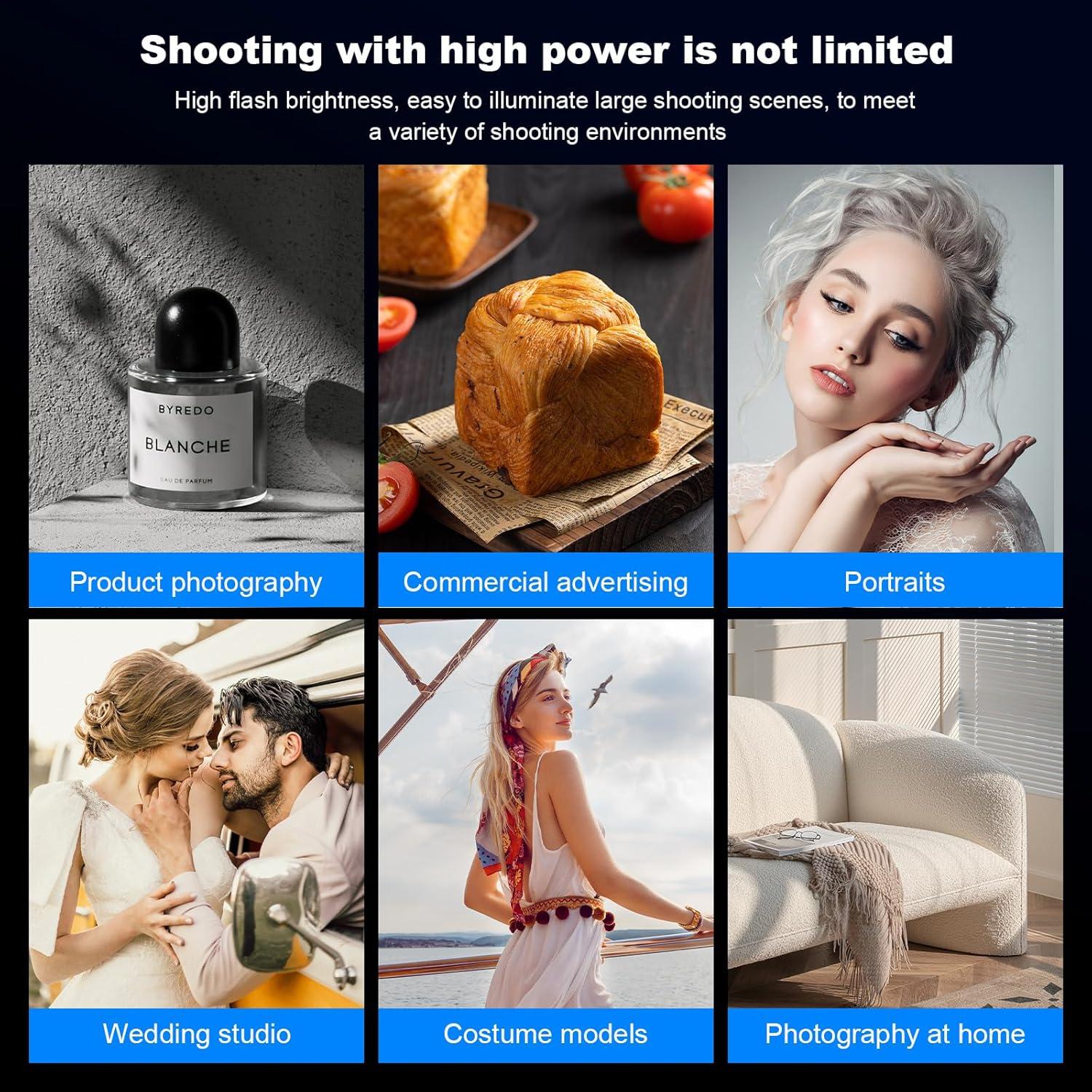 Flash de Estudio Godox DP800III-V 800Ws GN126 Inalámbrico