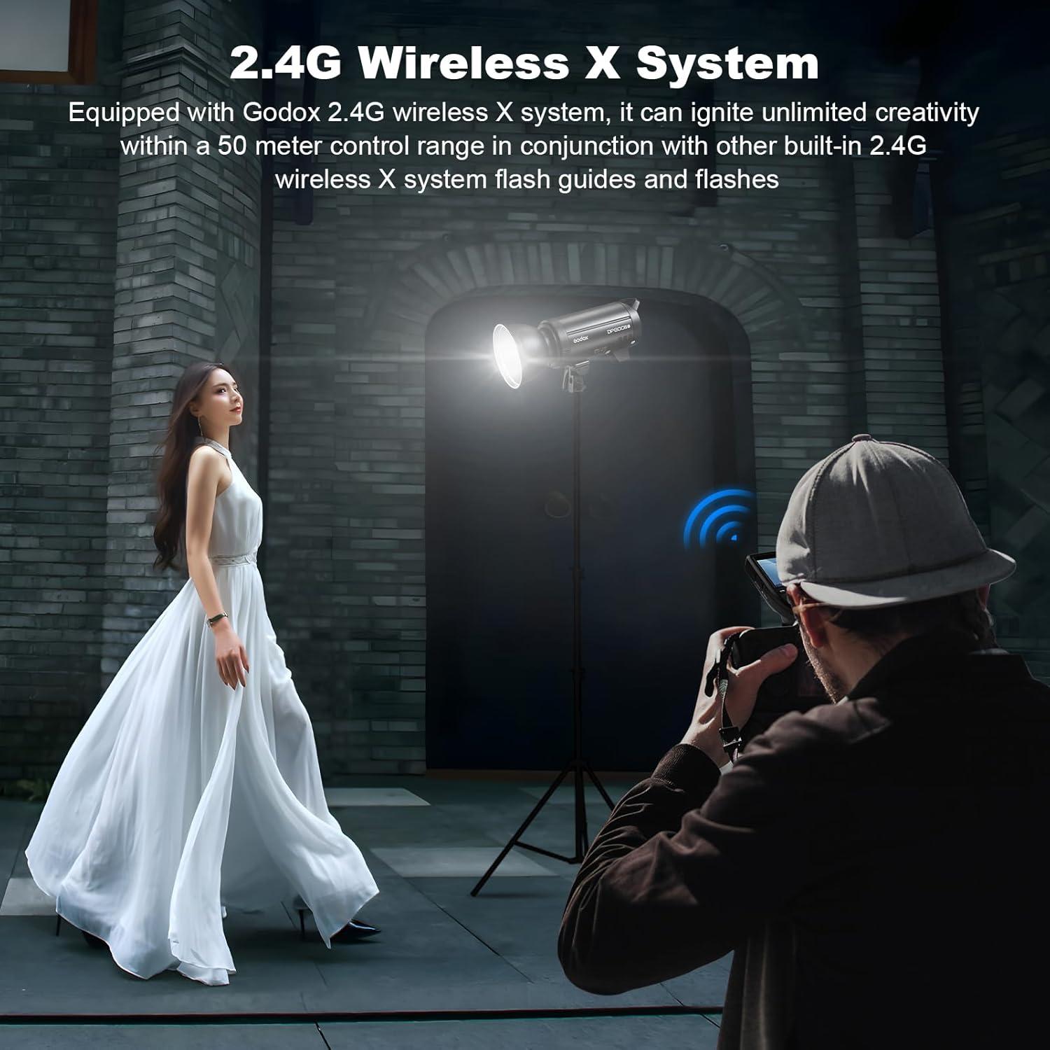 Flash de Estudio Godox DP800III-V 800Ws GN126 Inalámbrico