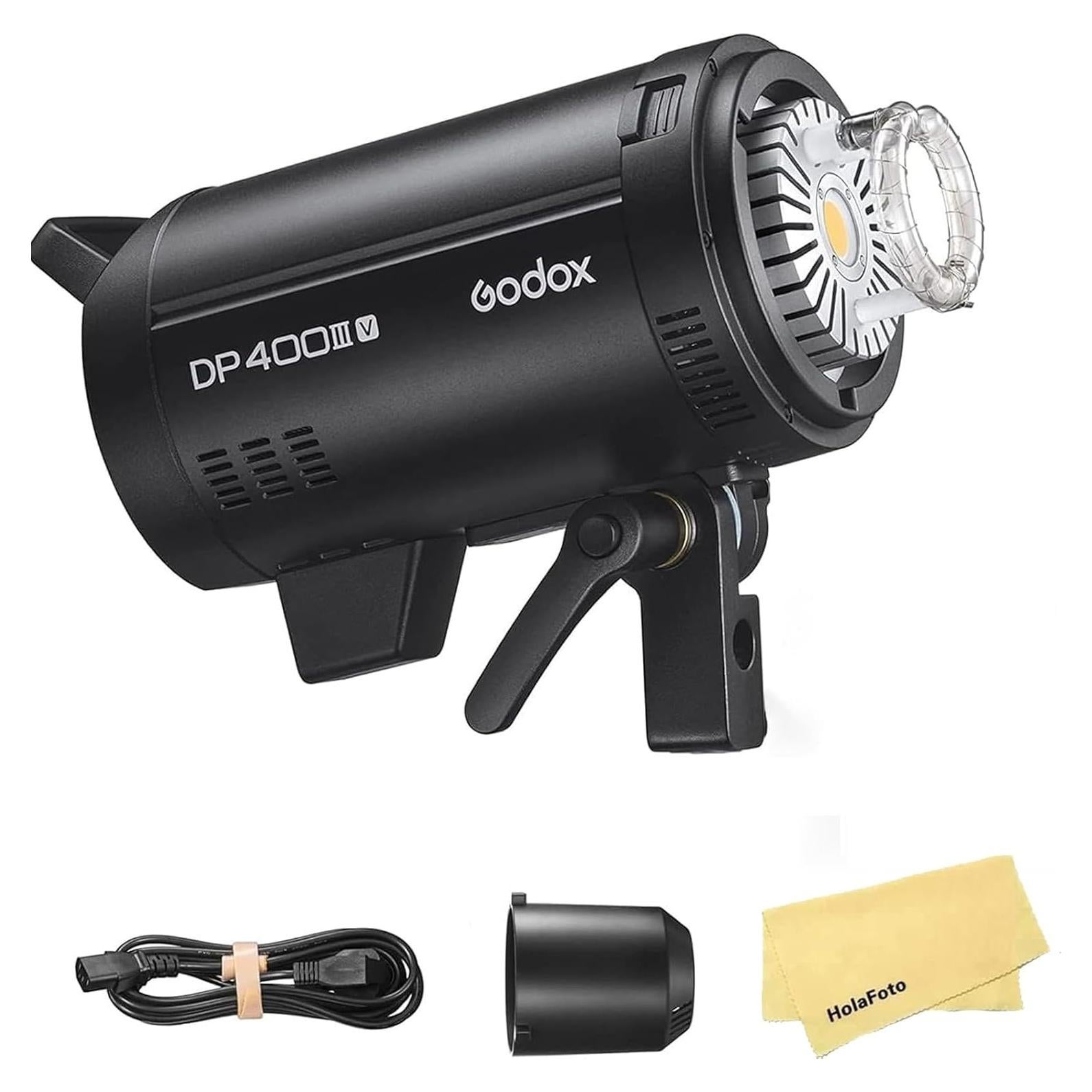 Flash Estudio Godox DP400III-V 400Ws con LED 30W y 2.4G