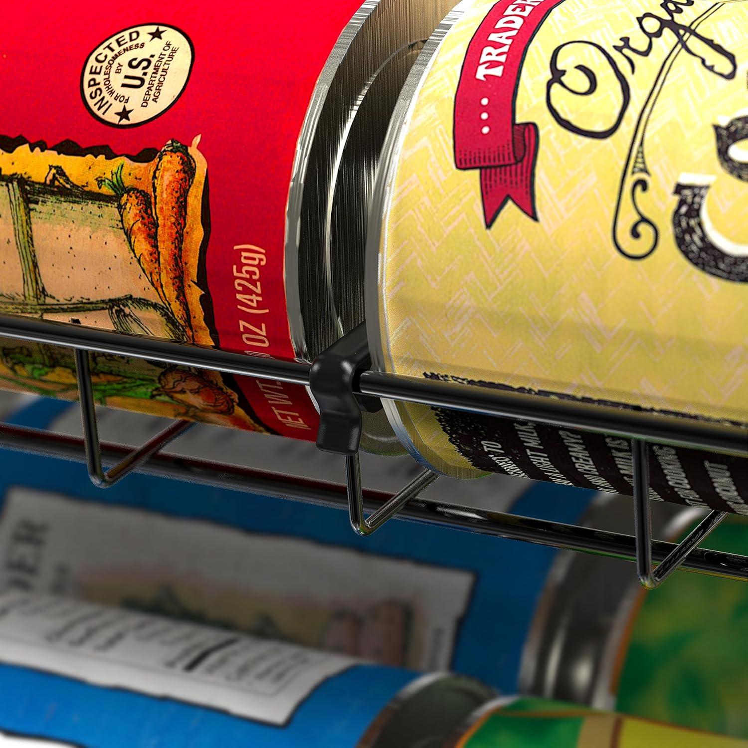 Organizador de Latas Apilable Deco Brothers 3 Niveles Negro