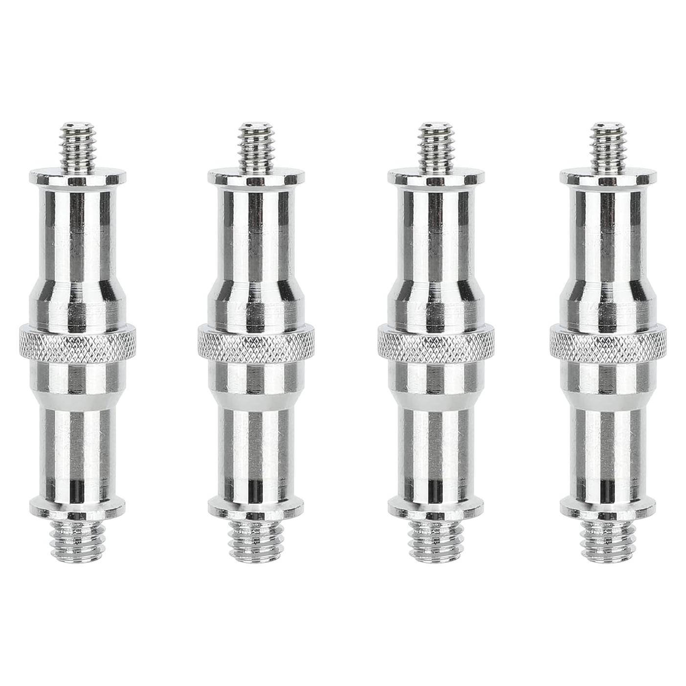 Adaptador Tornillo Macho 1/4 a 3/8 CAMVATE - 4 Piezas