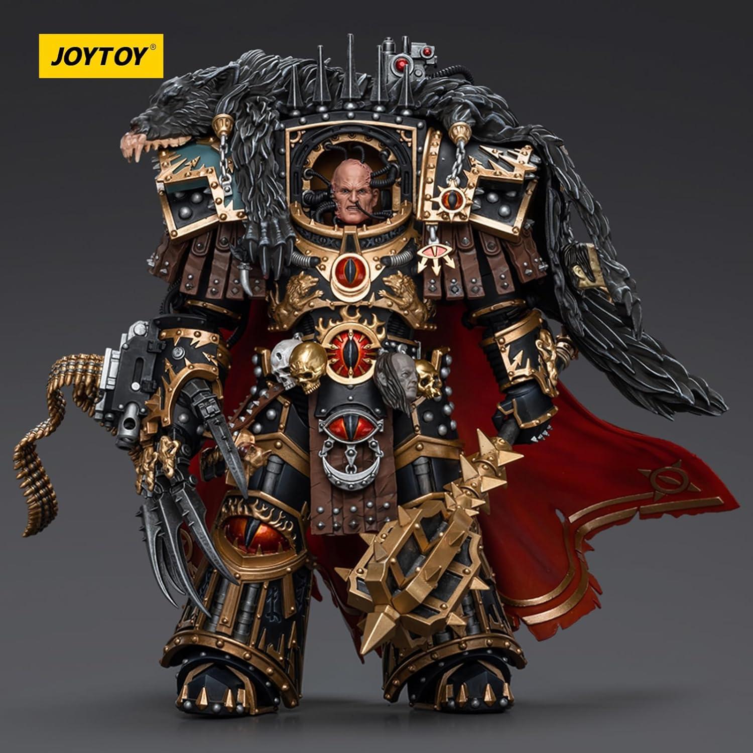 Figura de Acción JOYTOY Warhammer 40k Horus 1/18 Detalles Avanzados